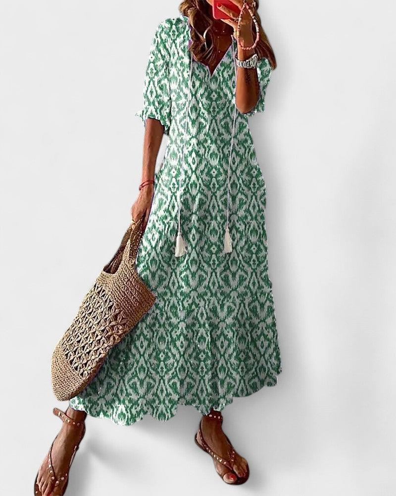 Vestido Boho Corte-Favorecedor