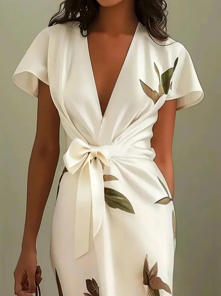 Vestido Midi Cruzado Favorecedor