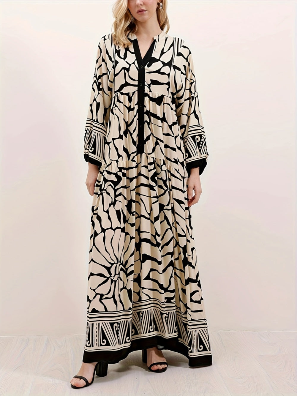 Vestido Estampado Ultra-Suave