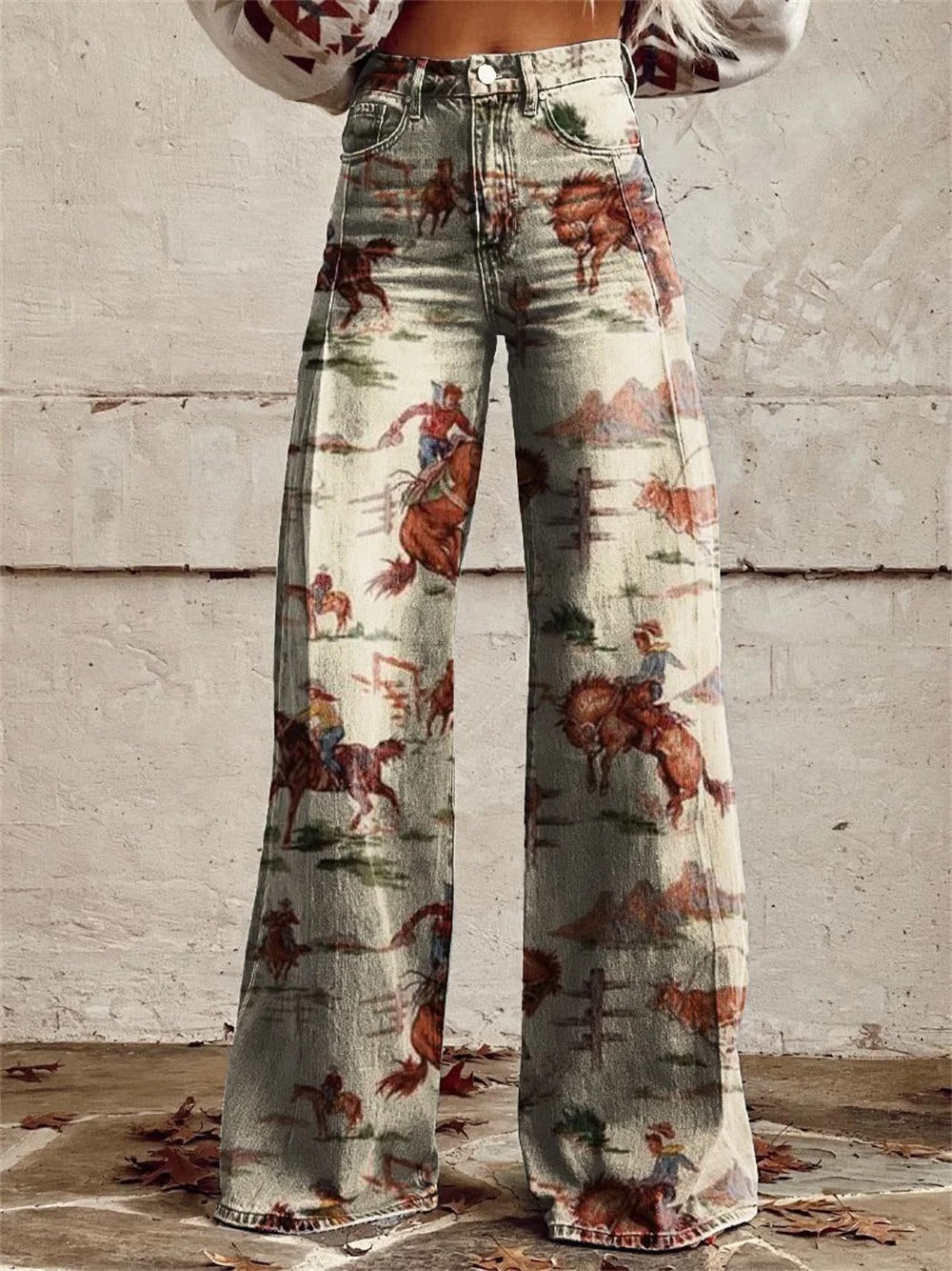 Pantalones Palazzo Silueta-Estilizante