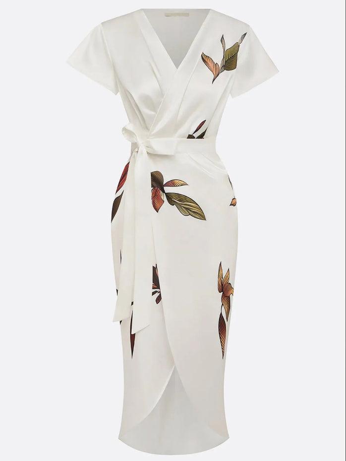 Vestido Midi Cruzado Favorecedor