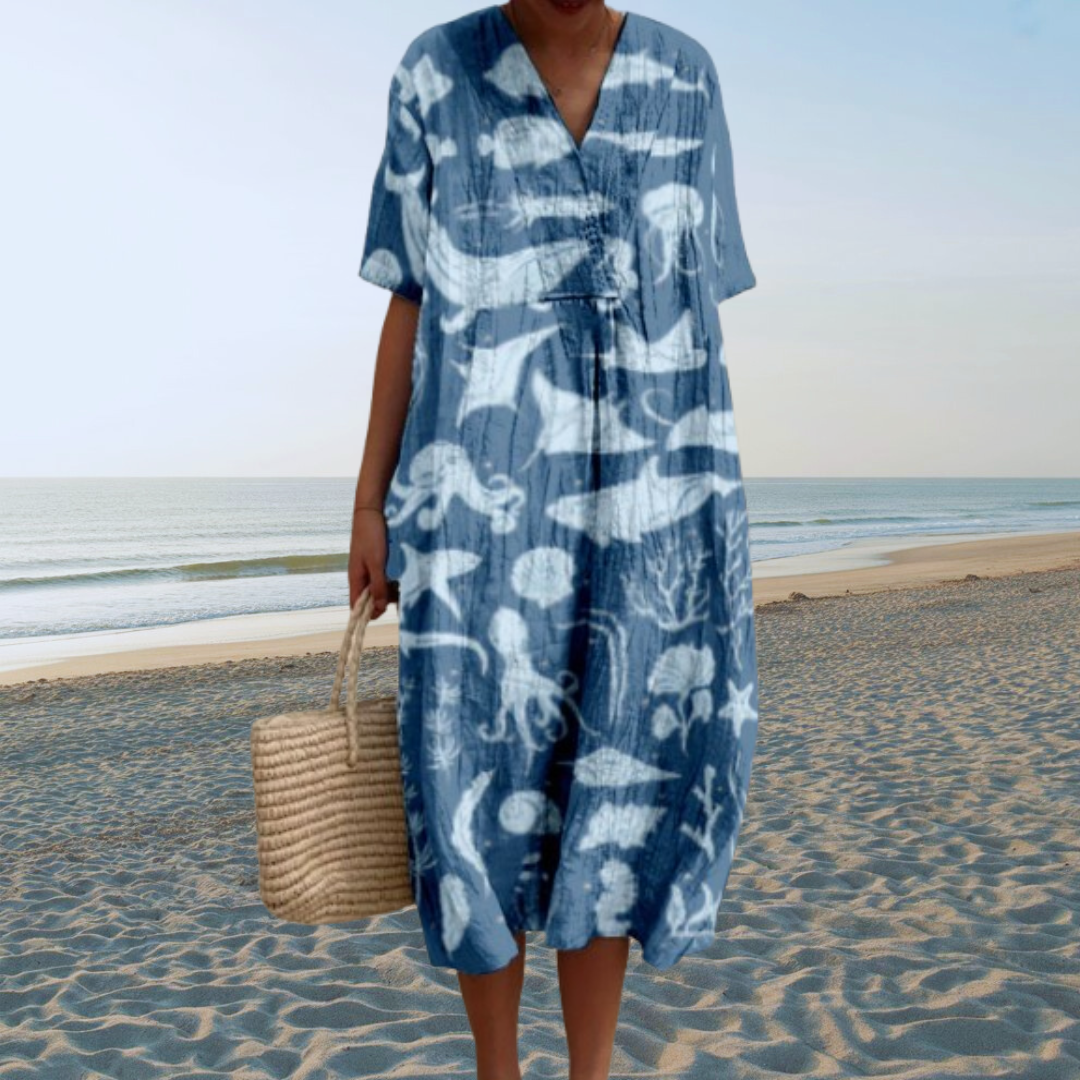 Vestido Ultraligero Estampado