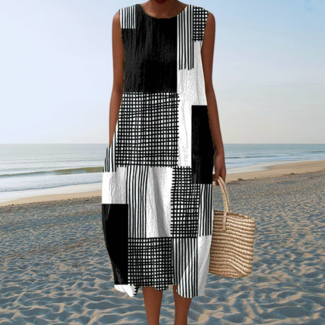 Vestido Bicolor Silueta-Definida
