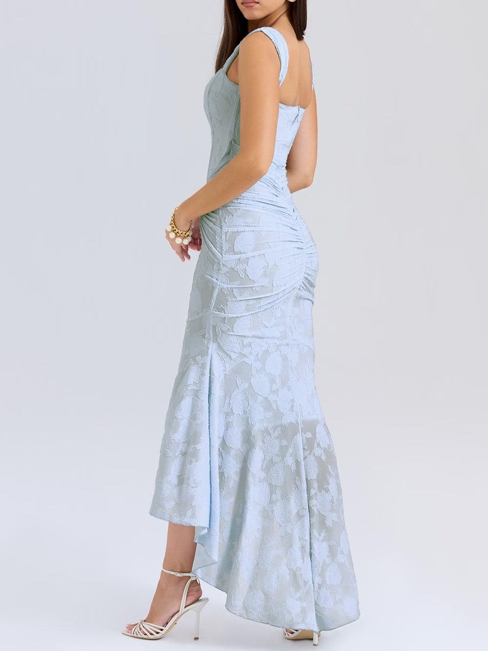Vestido Maxi Floral Silueta-Moldeadora