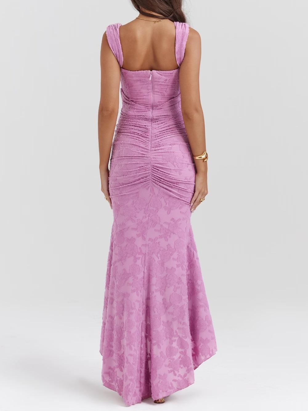 Vestido Maxi Floral Silueta-Moldeadora