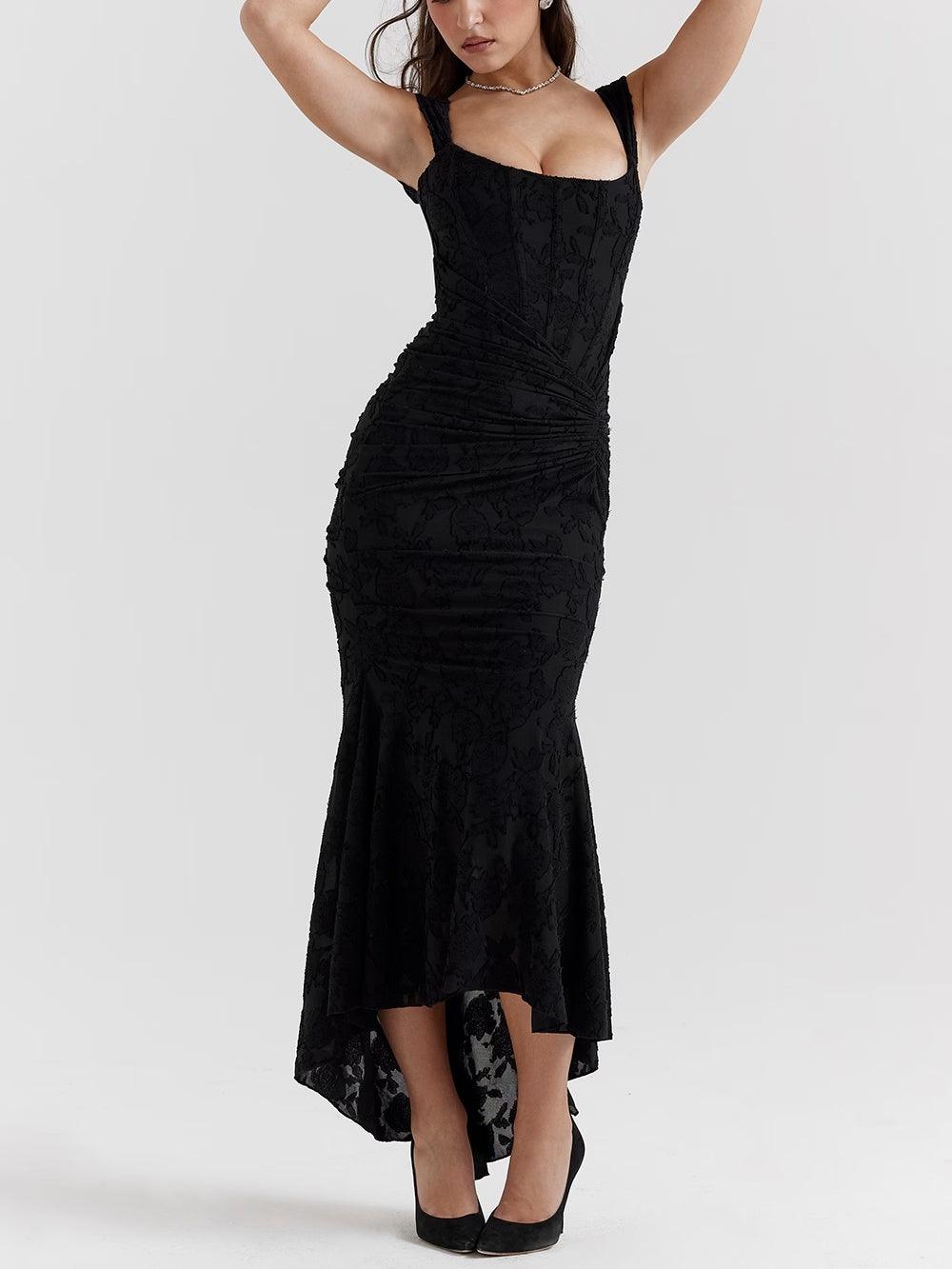 Vestido Maxi Floral Silueta-Moldeadora
