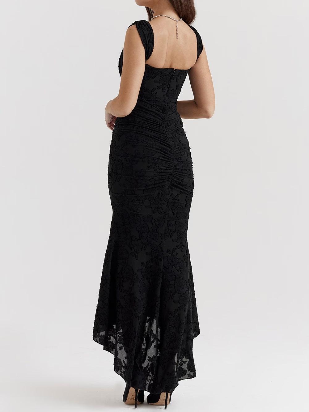 Vestido Maxi Floral Silueta-Moldeadora