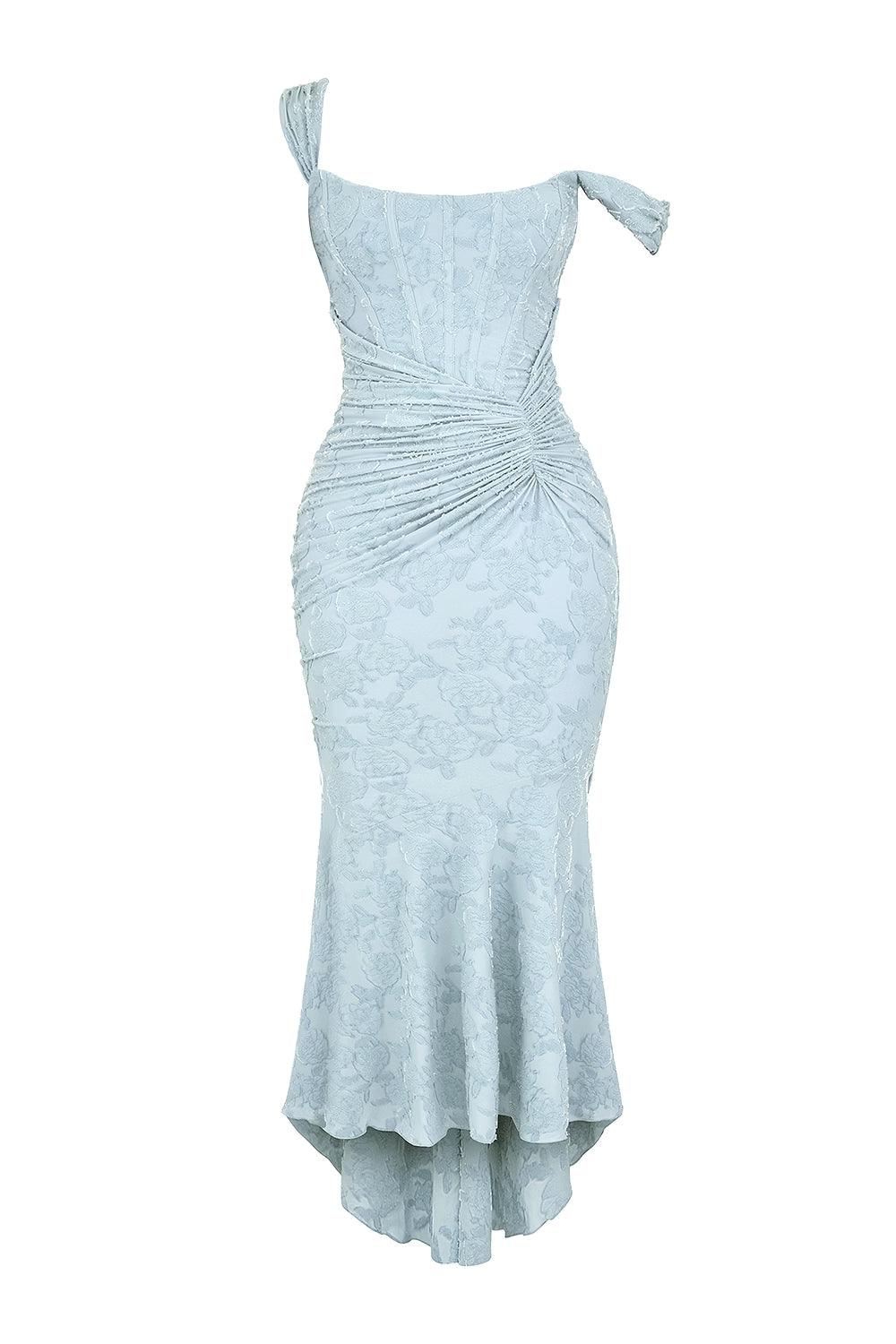 Vestido Maxi Floral Silueta-Moldeadora