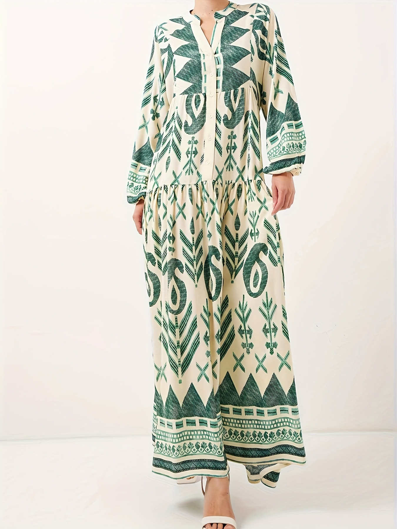 Vestido Estampado Ultra-Suave