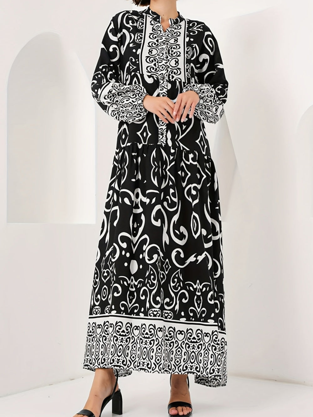 Vestido Estampado Ultra-Suave