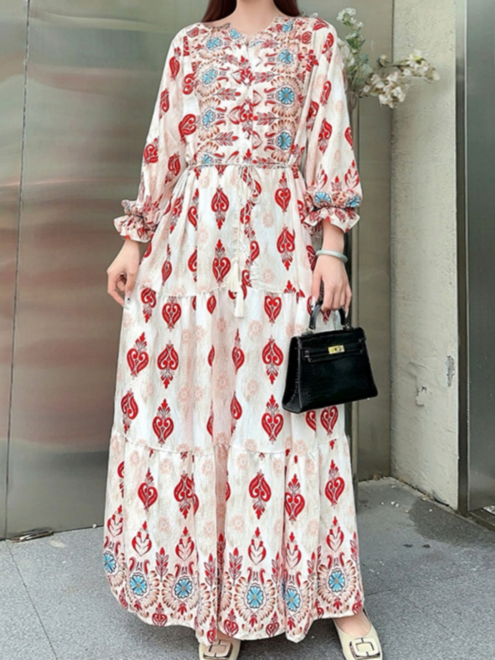 Vestido Estampado Ultra-Suave