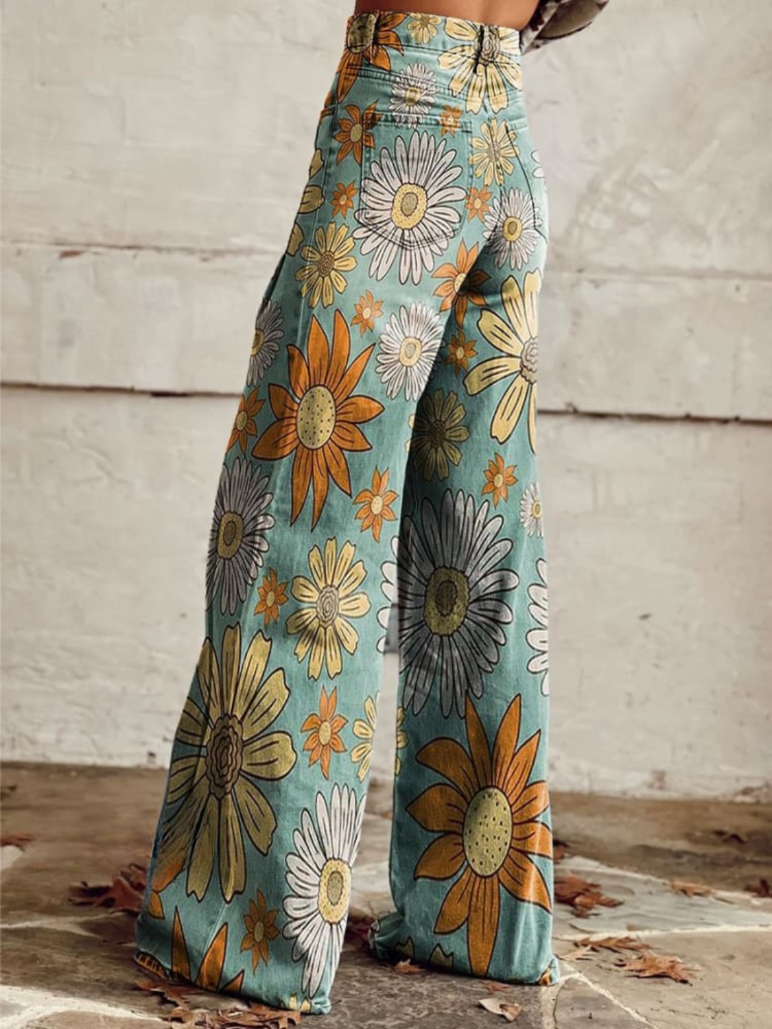 Pantalón Floral Define-Cintura