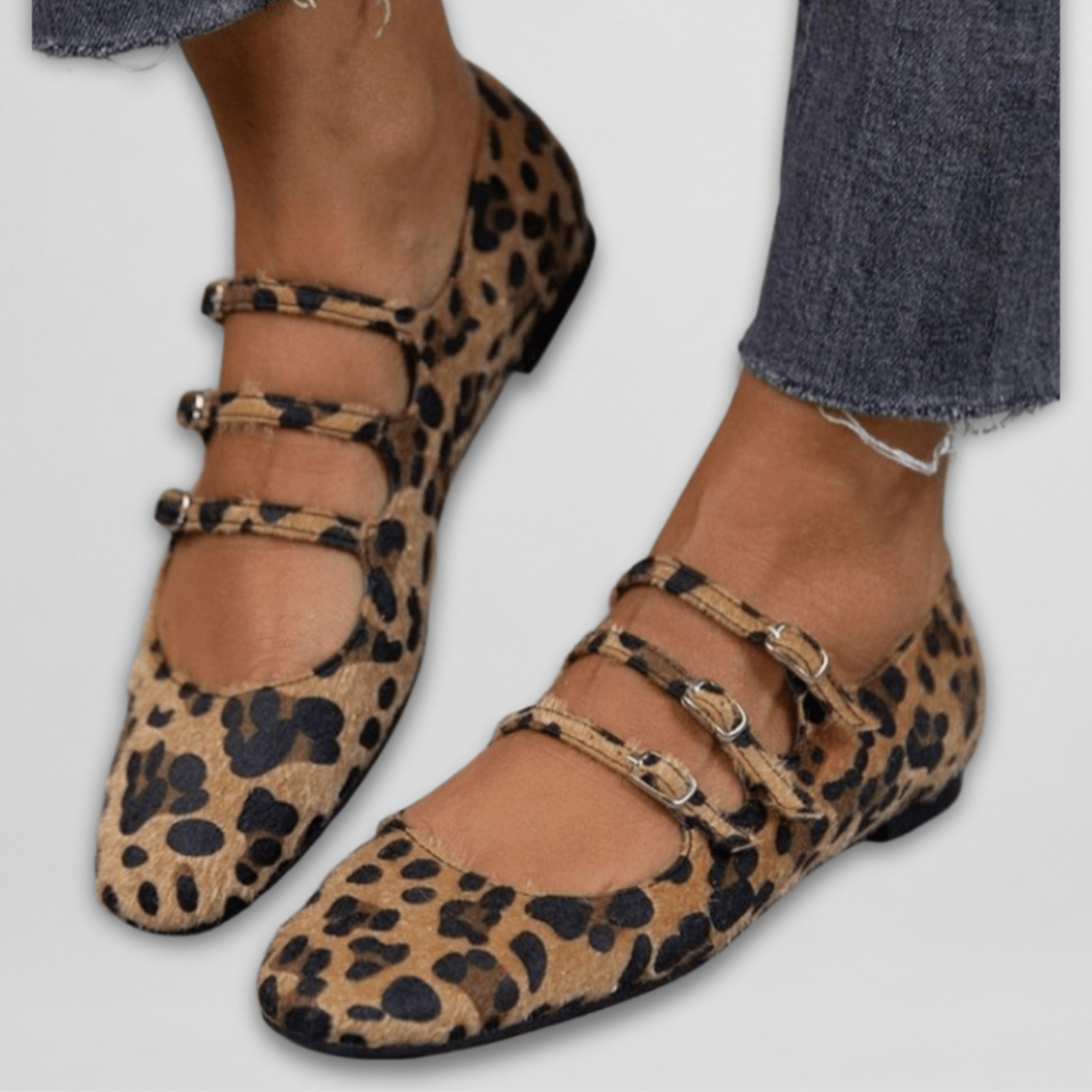 Bailarinas Confort-Extra Animal-Print