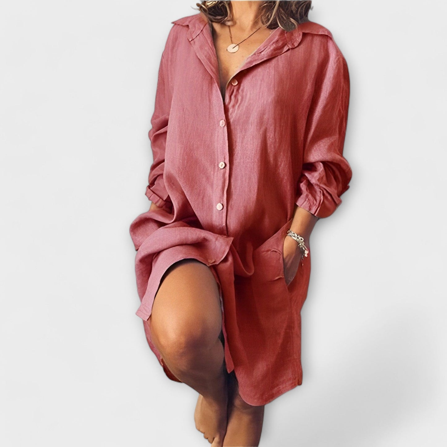 Blusa Lino Fresco-Ligera