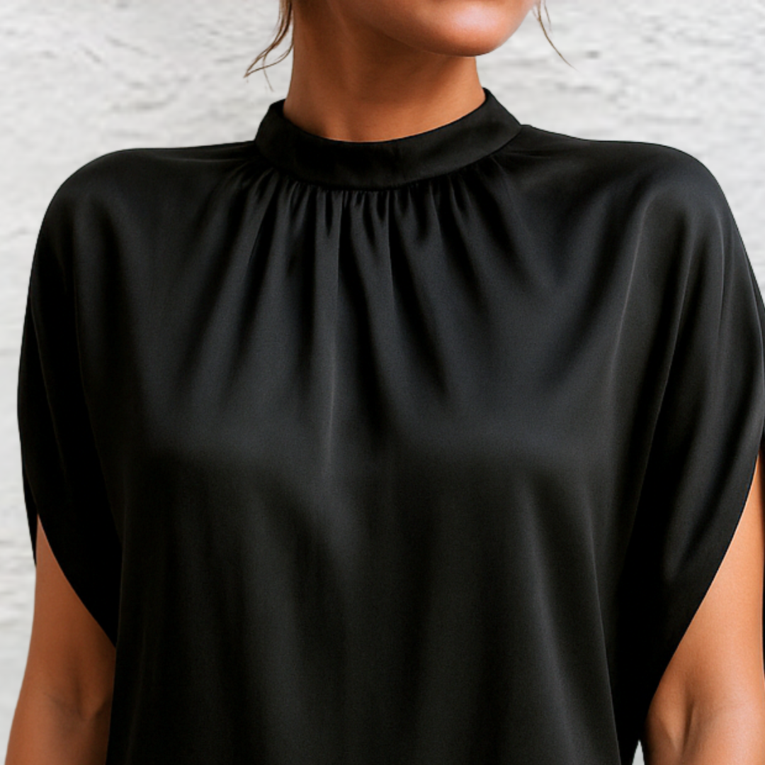 Vestido Midi Caída-Fluida
