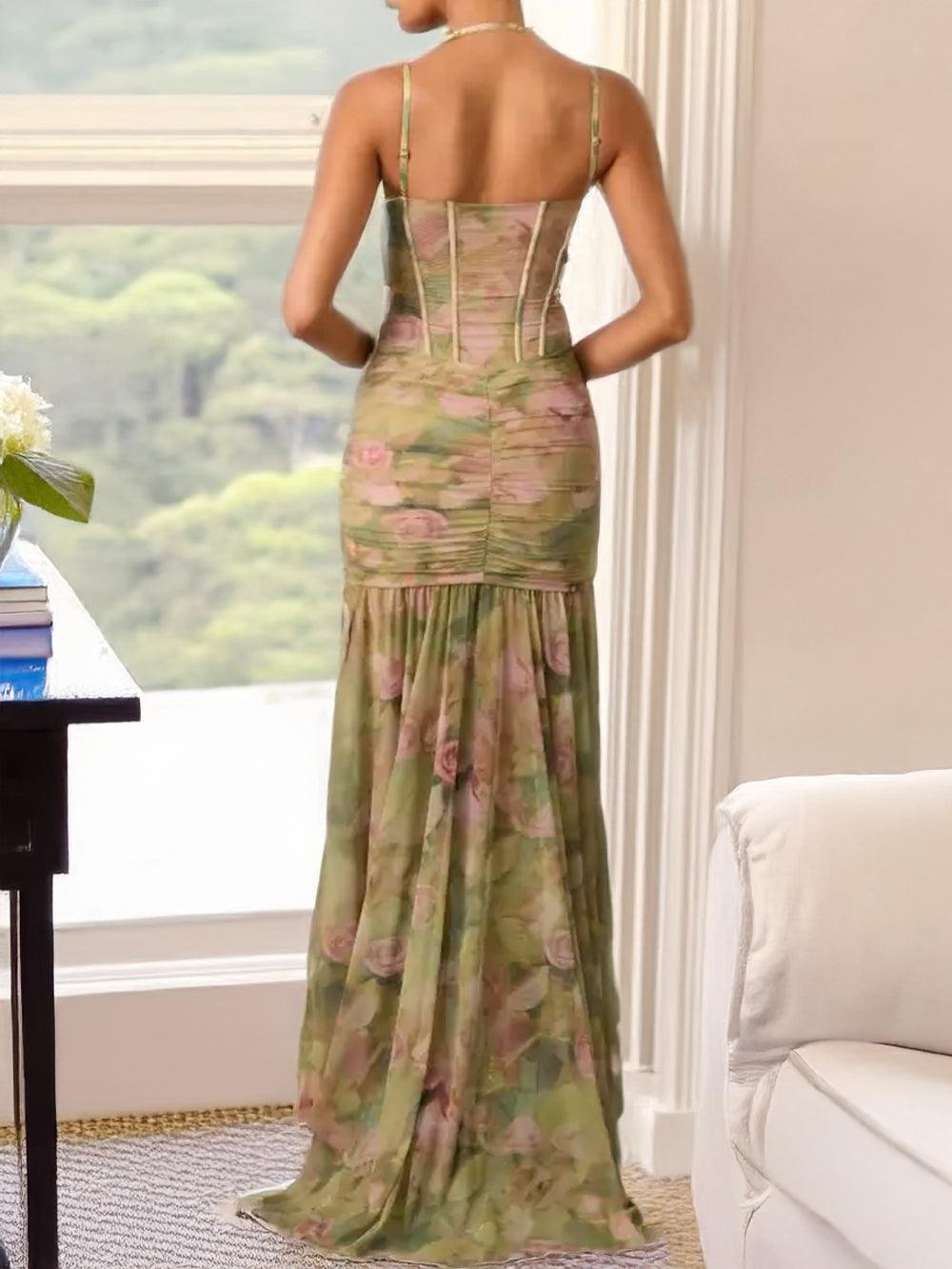 Vestido Largo Realce-Busto