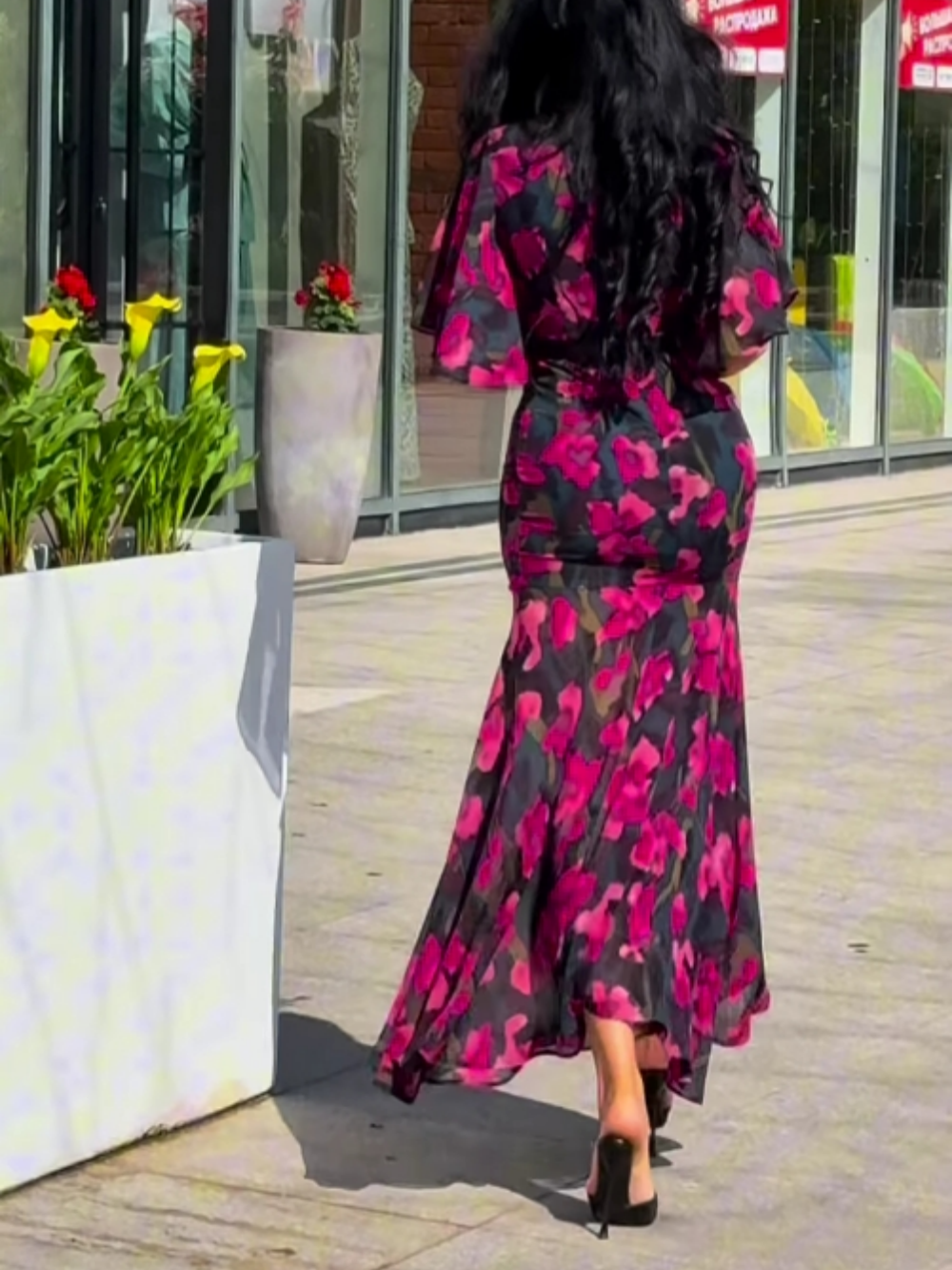 Vestido Floral Silueta-Esbelta