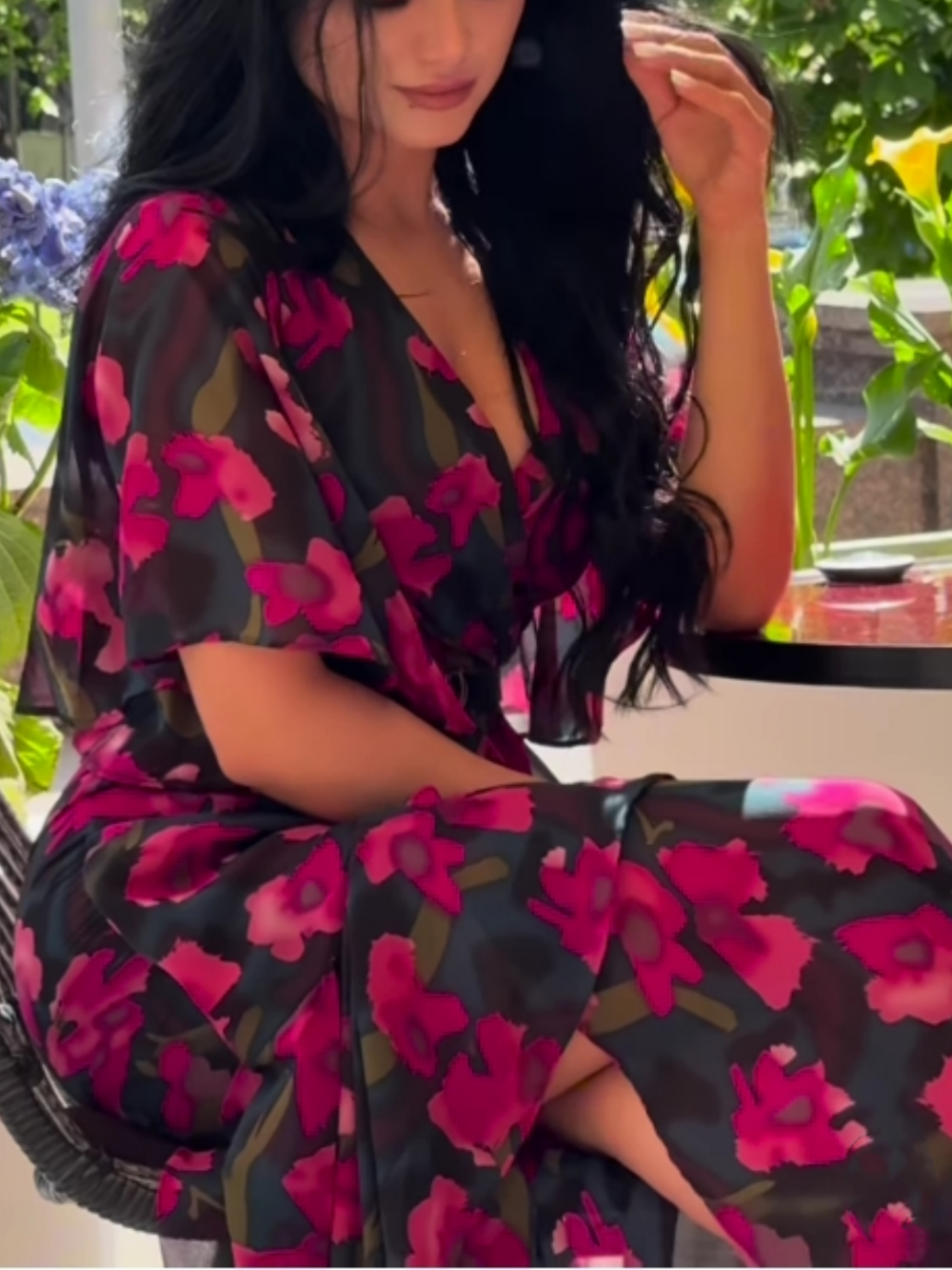Vestido Floral Silueta-Esbelta