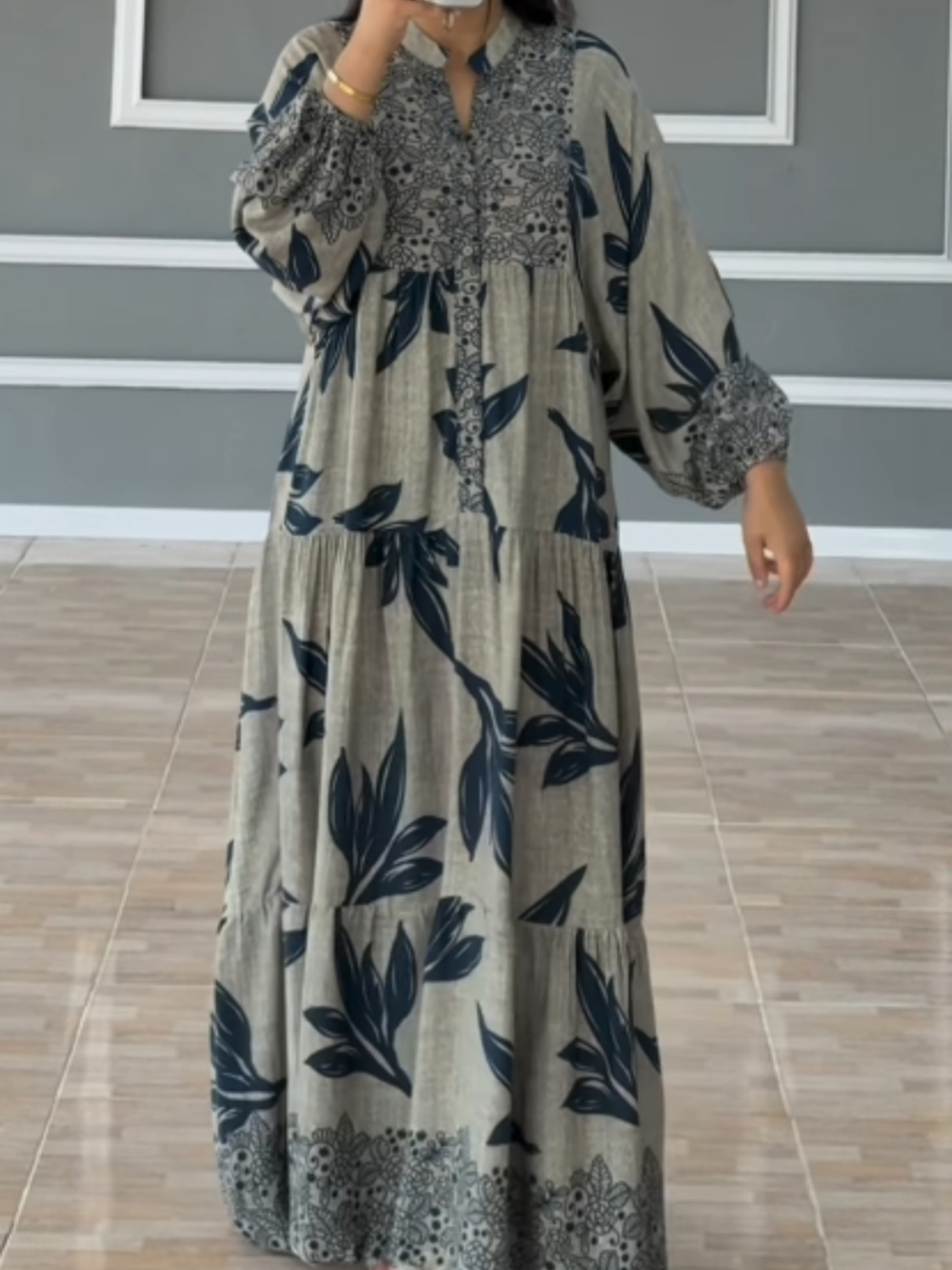Vestido Estampado Ultra-Suave