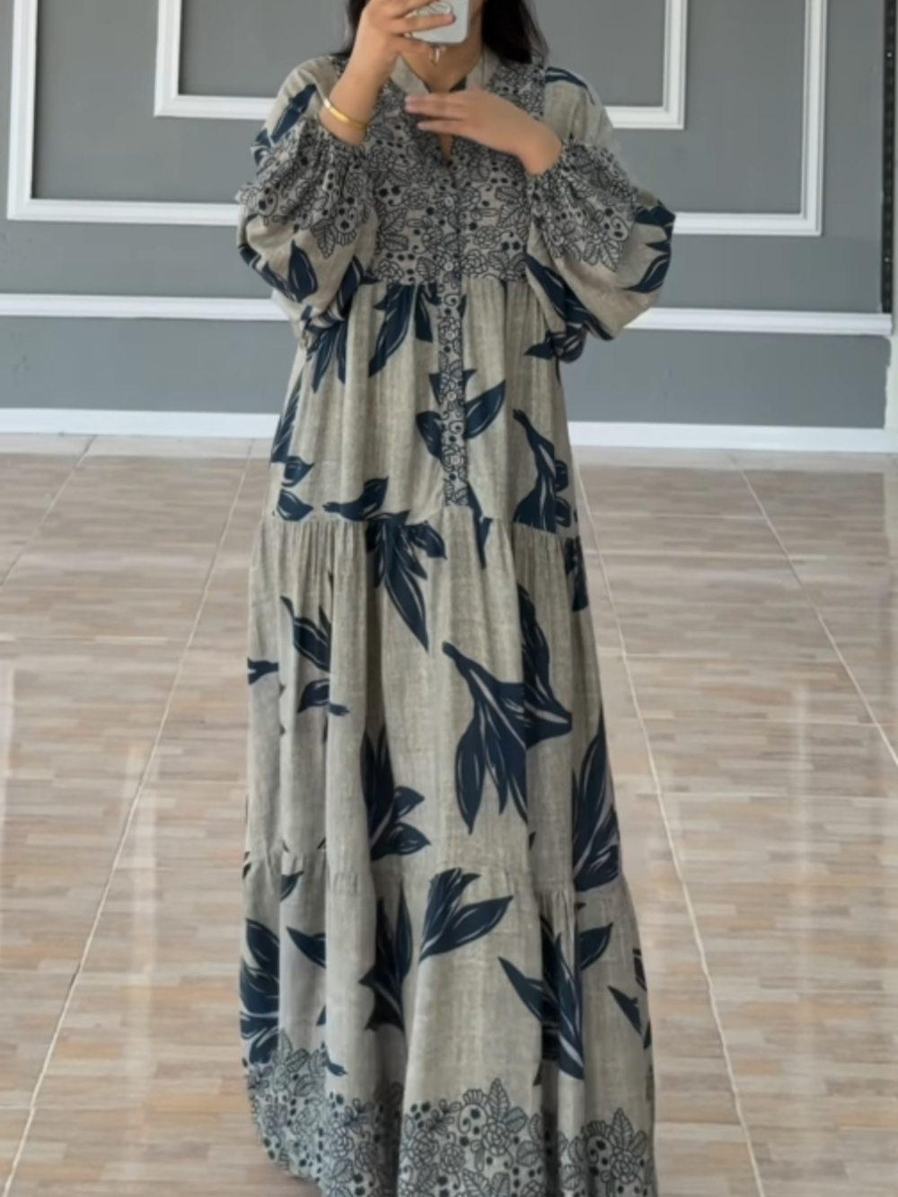 Vestido Estampado Ultra-Suave