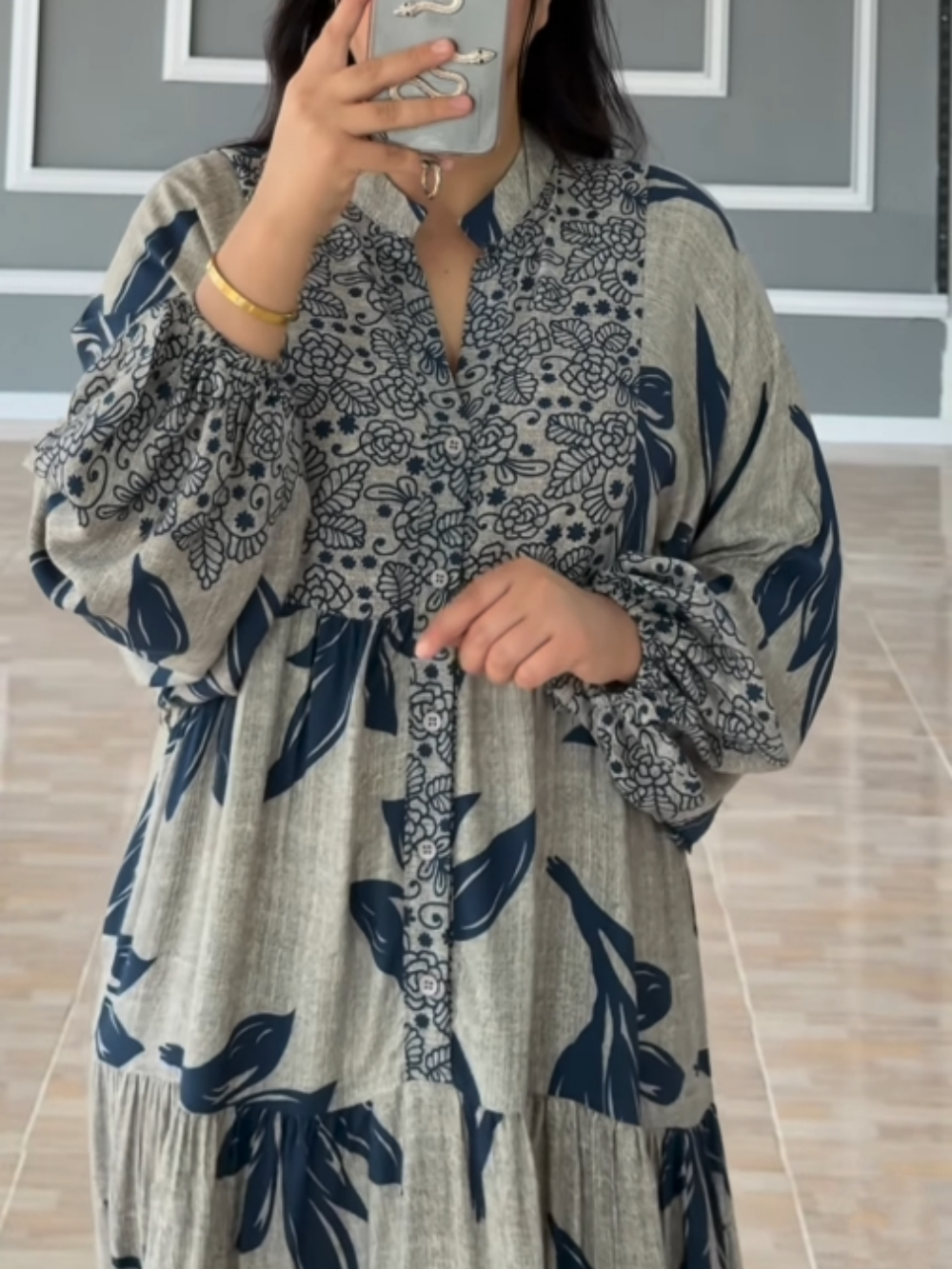 Vestido Estampado Ultra-Suave
