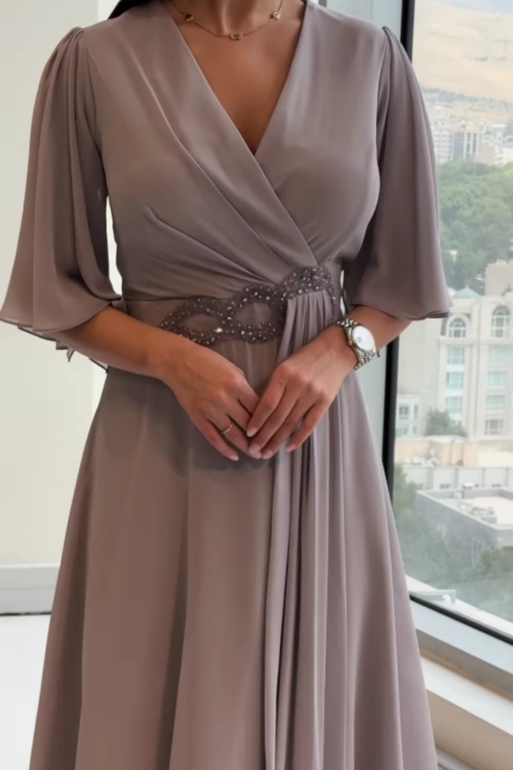 Vestido Maxi Silueta-Esbelta