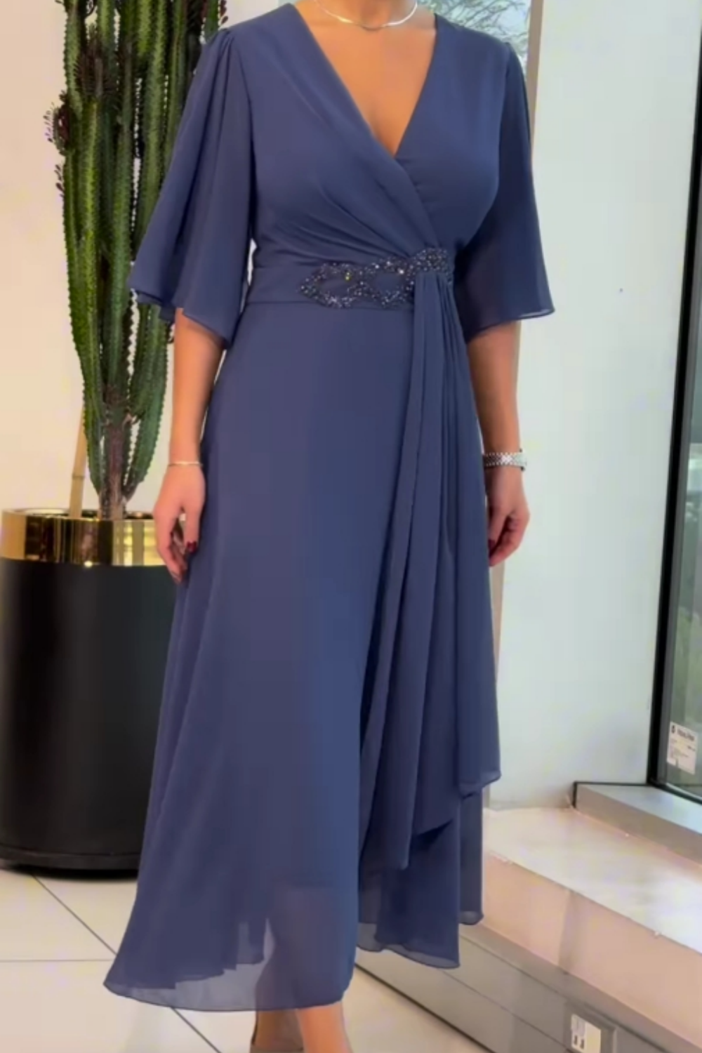 Vestido Maxi Silueta-Esbelta