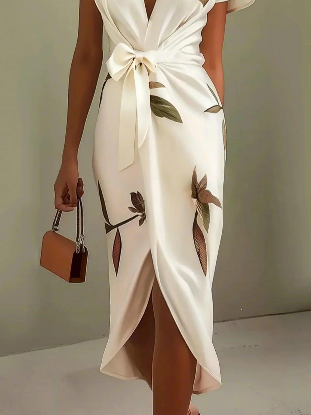 Vestido Midi Cruzado Favorecedor