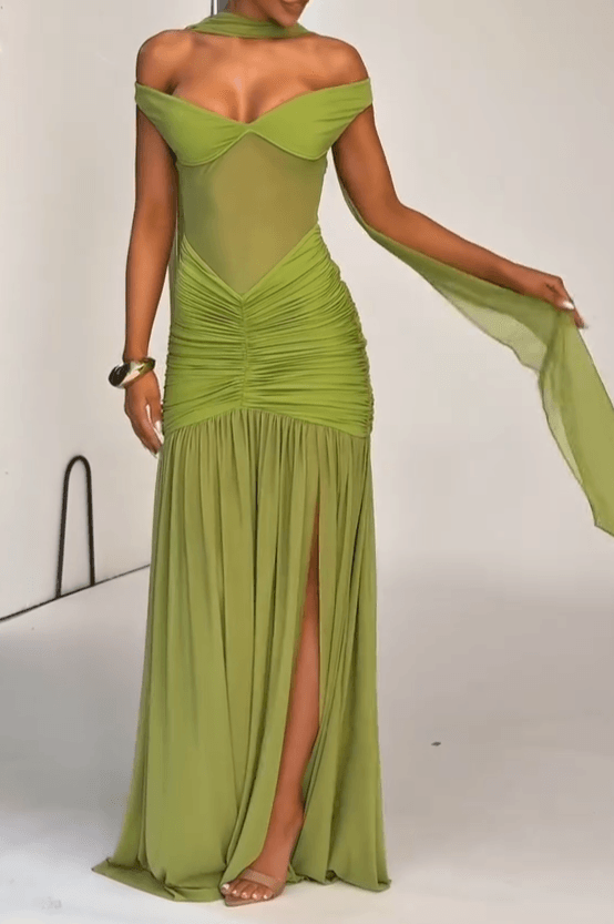 Vestido Maxi Realce-Figura