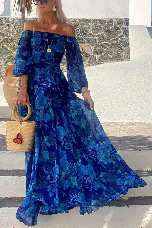 Vestido Largo Bardot Fresco