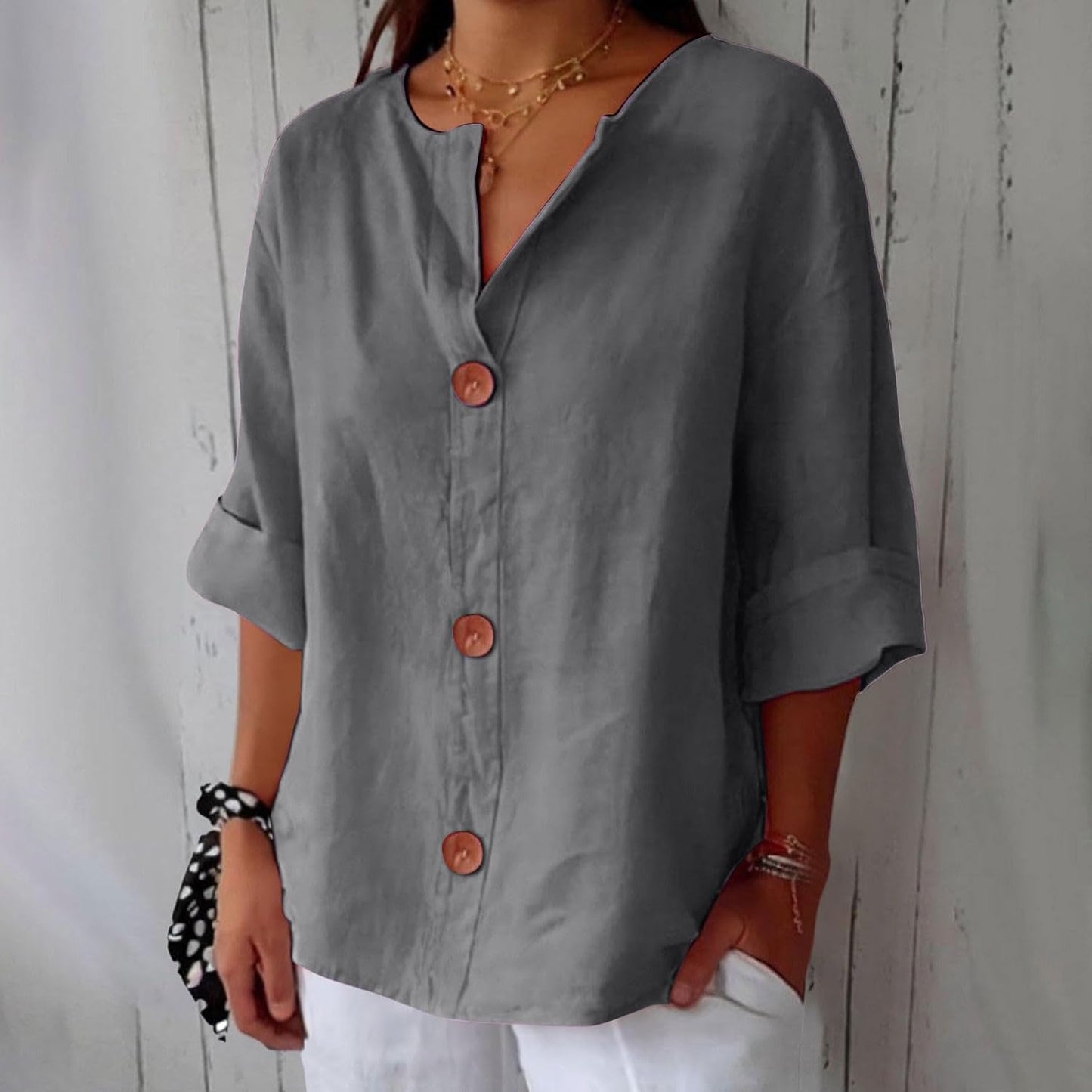 Blusa Lino Anti-Calor