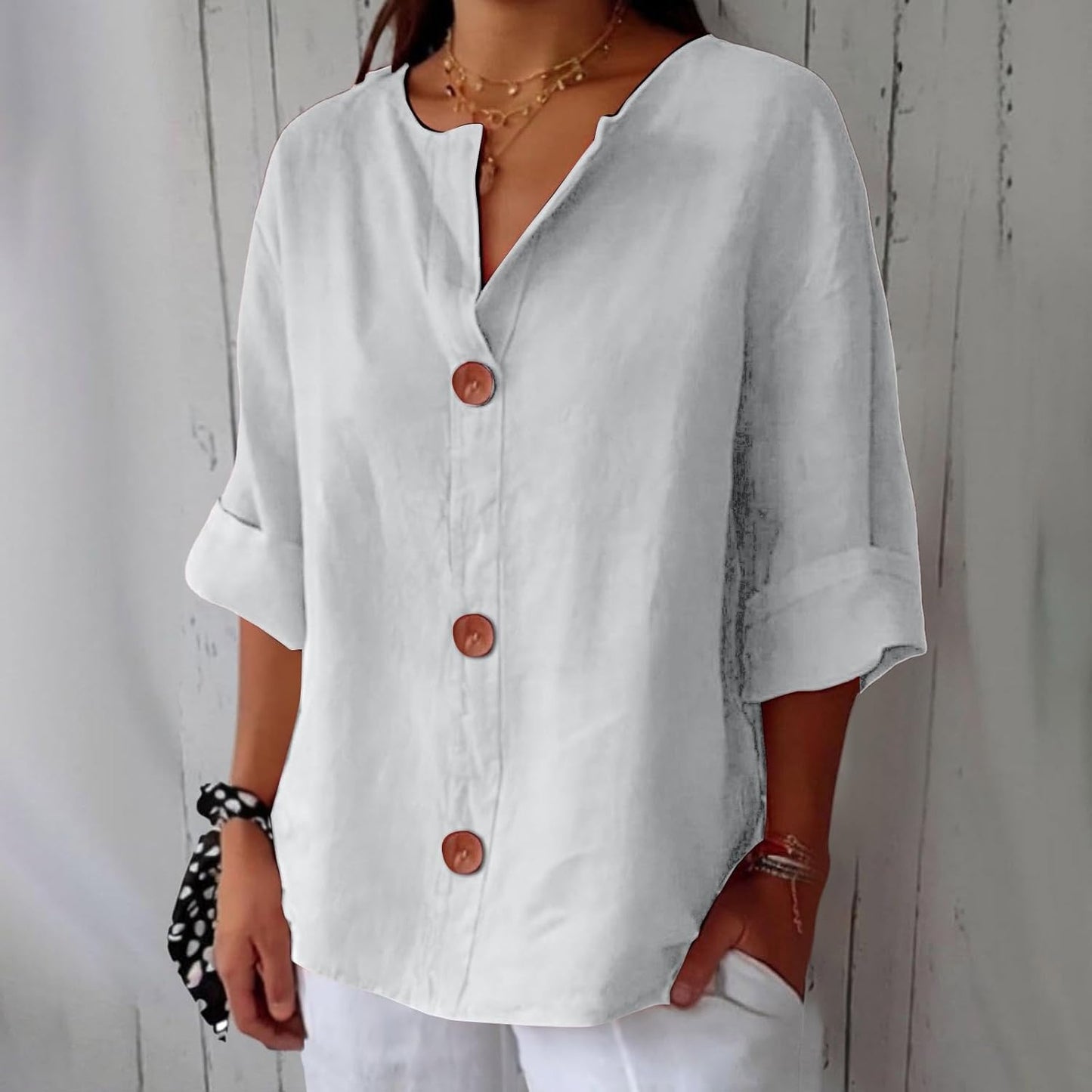 Blusa Lino Anti-Calor