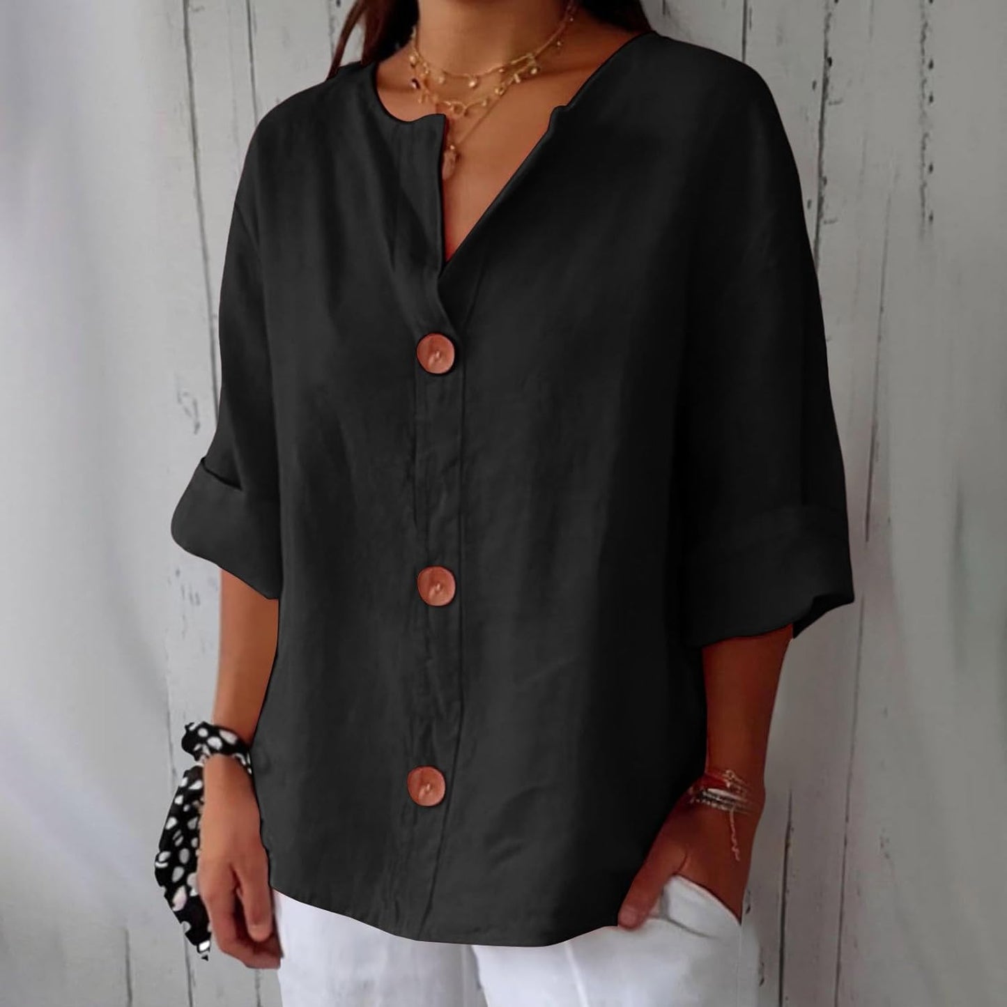 Blusa Lino Anti-Calor