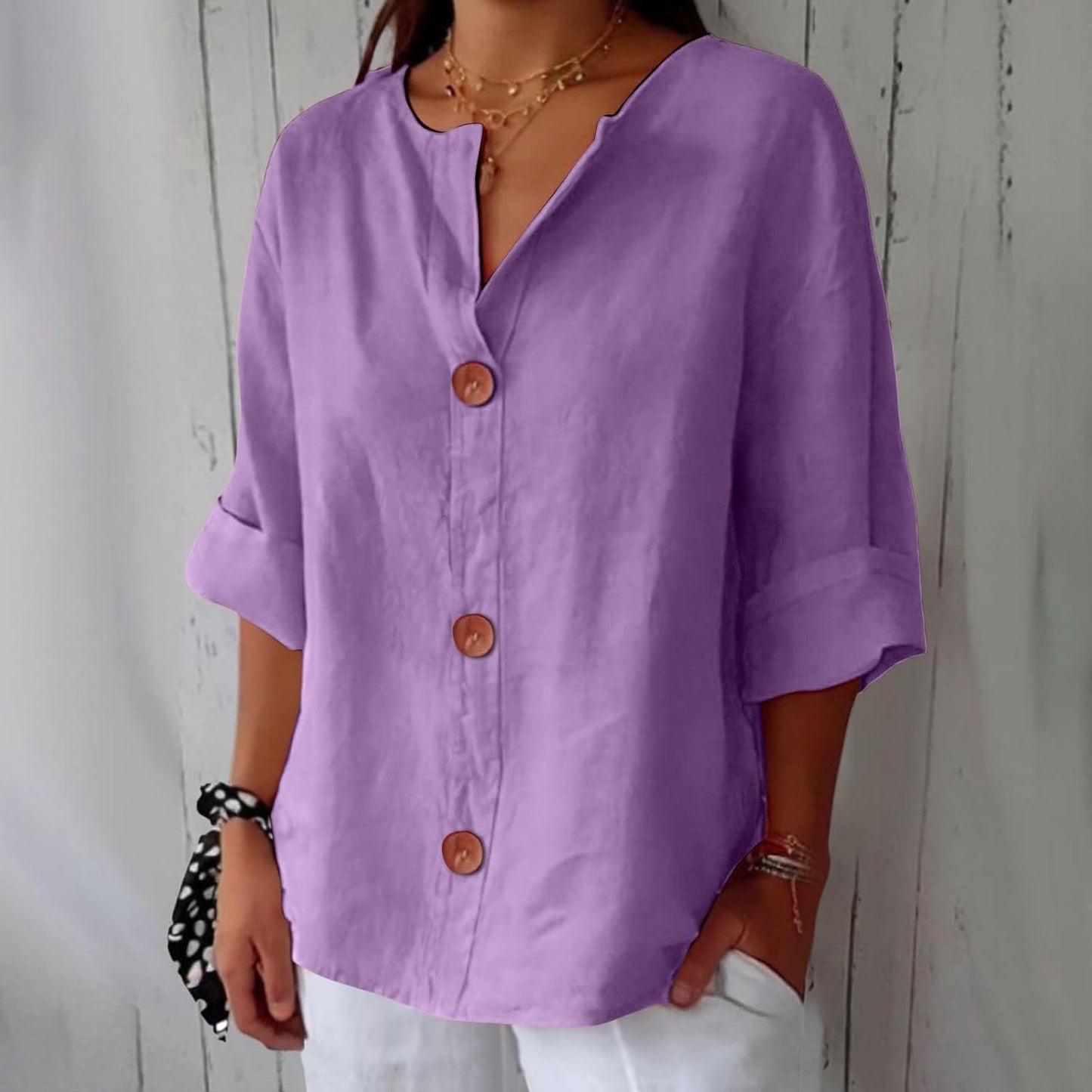 Blusa Lino Anti-Calor