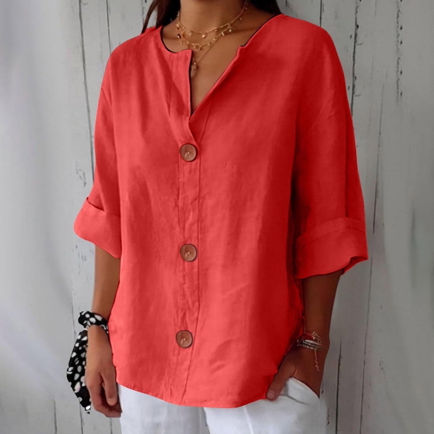 Blusa Lino Anti-Calor