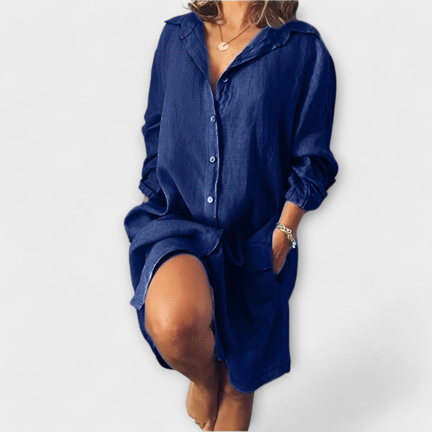 Blusa Lino Fresco-Ligera