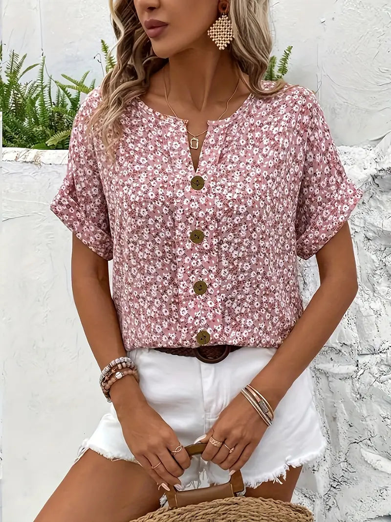 Blusa Floral Refrescante