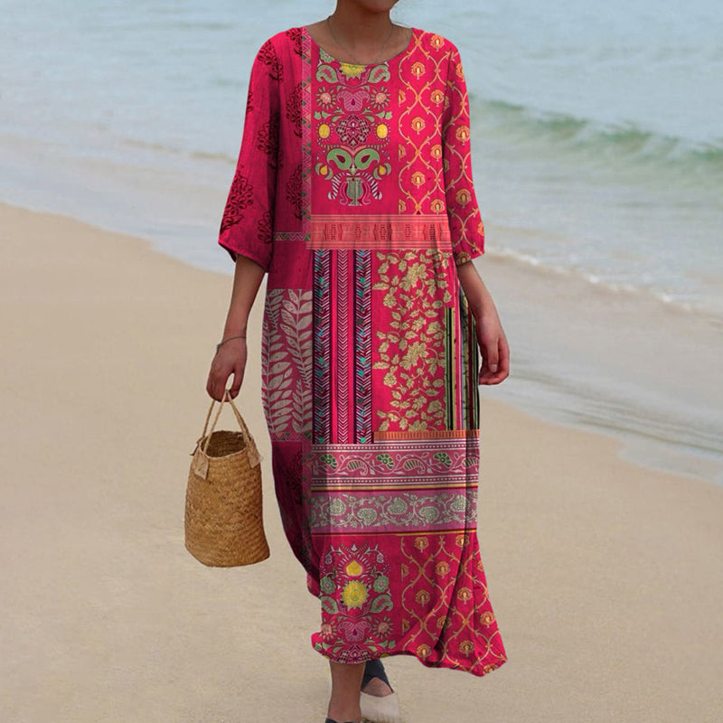 Vestido Bohemio Maxi Fresco