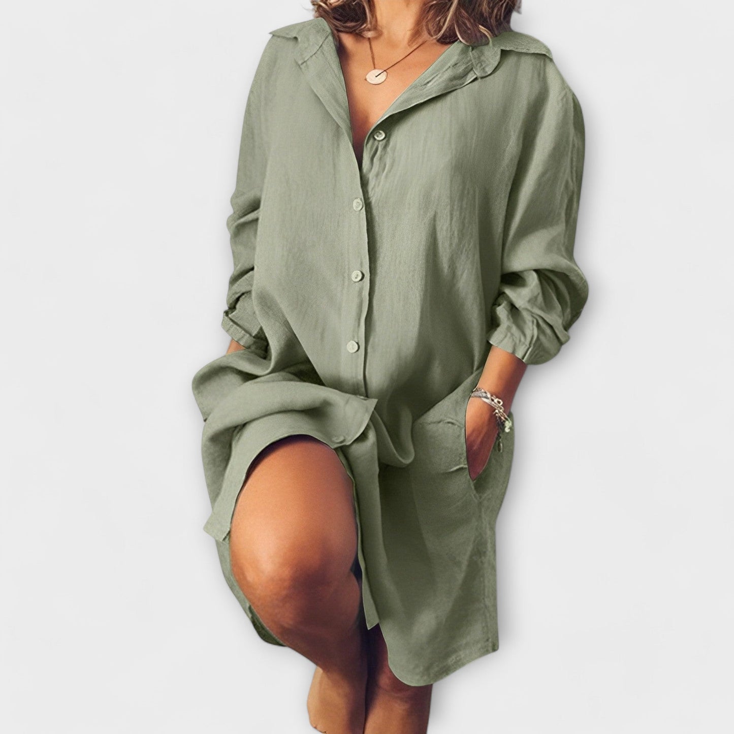 Blusa Lino Fresco-Ligera
