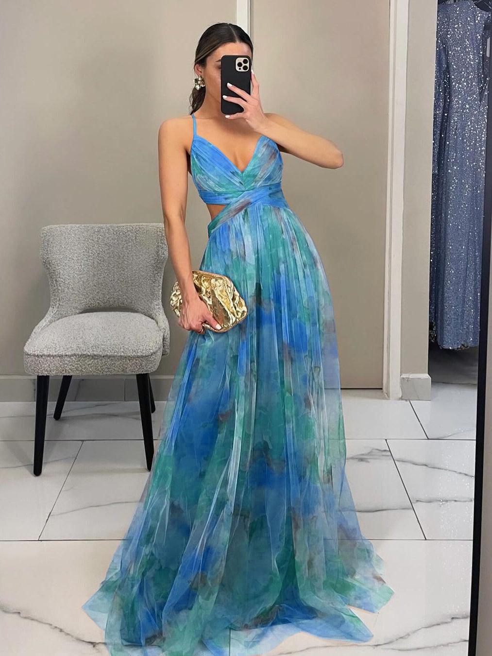 Vestido Largo Floral Favorecedor