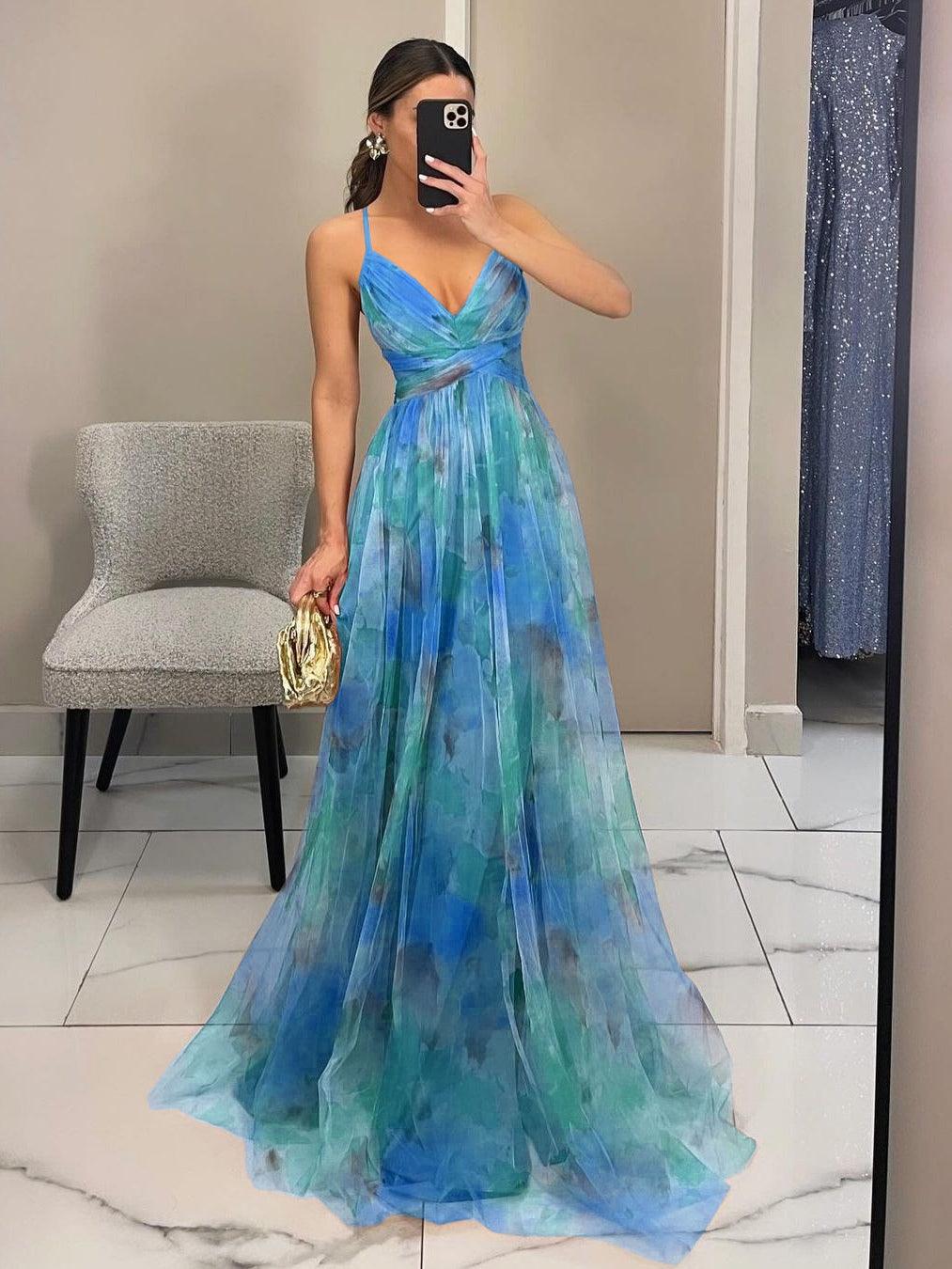 Vestido Largo Floral Favorecedor