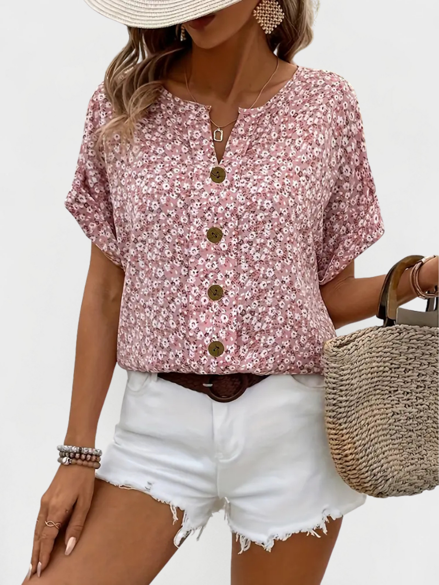 Blusa Floral Refrescante