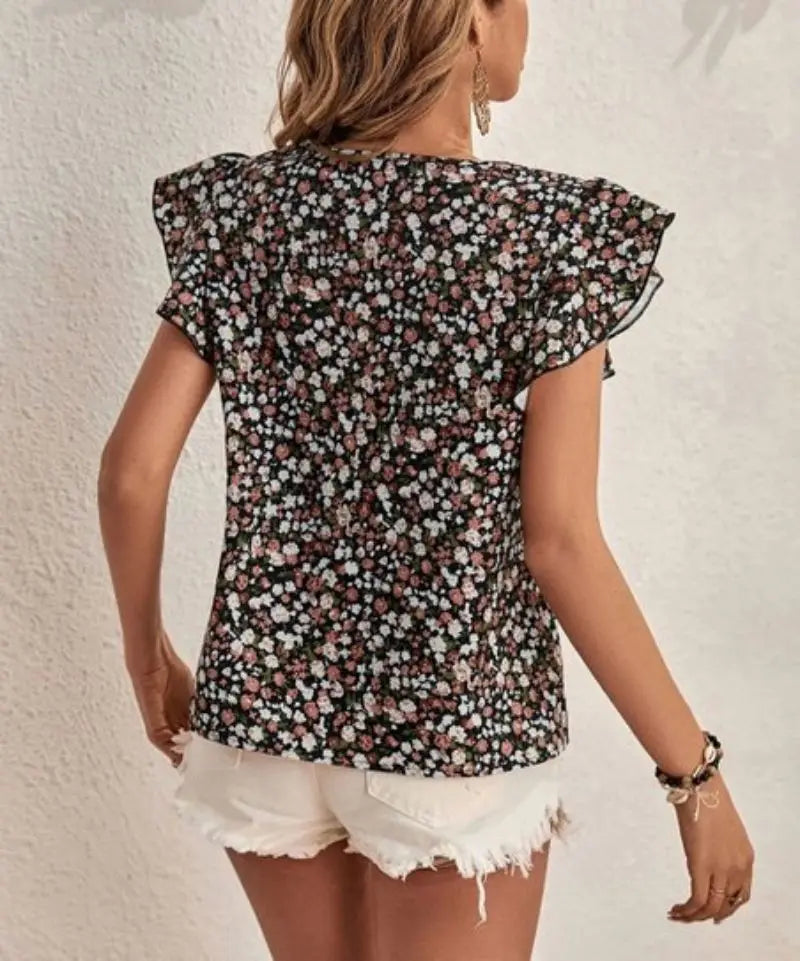 Blusa Alba Floral Elegante