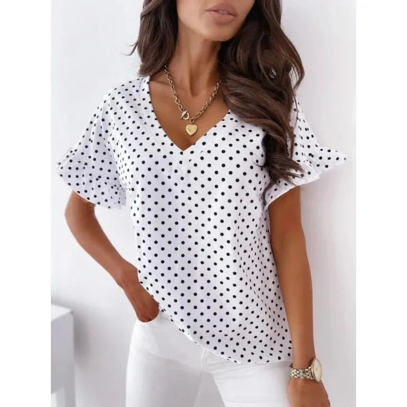 Blusa Elegante Polkadot