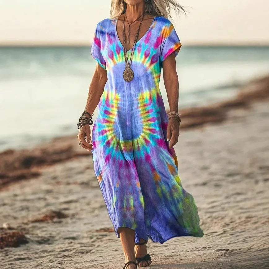 Vestido Maxi Étnico Elegante