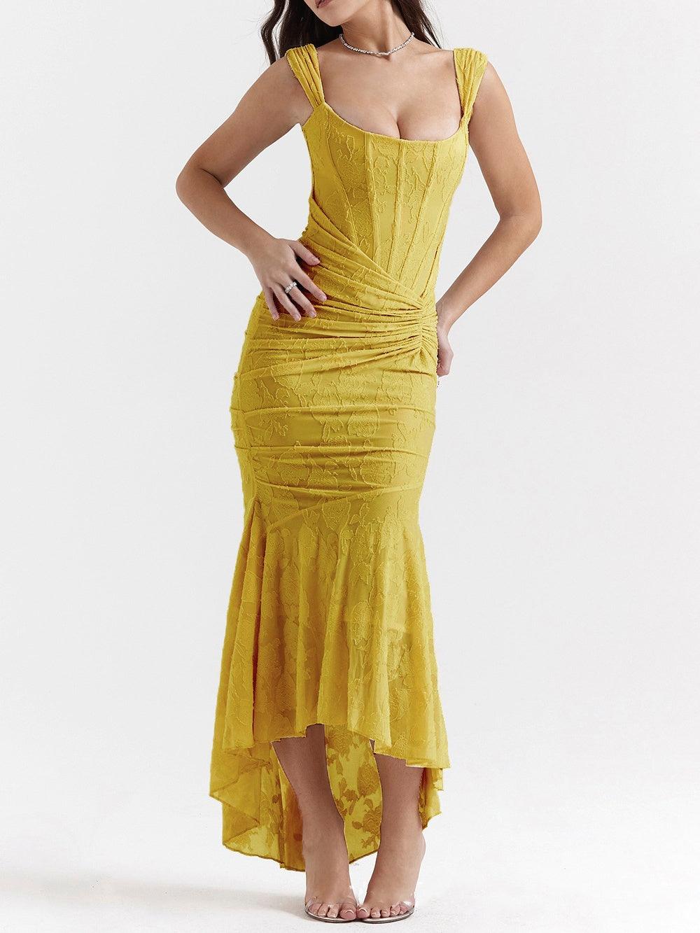Vestido Maxi Floral Silueta-Moldeadora