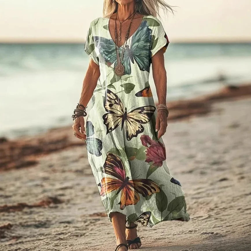 Vestido Maxi Étnico Elegante