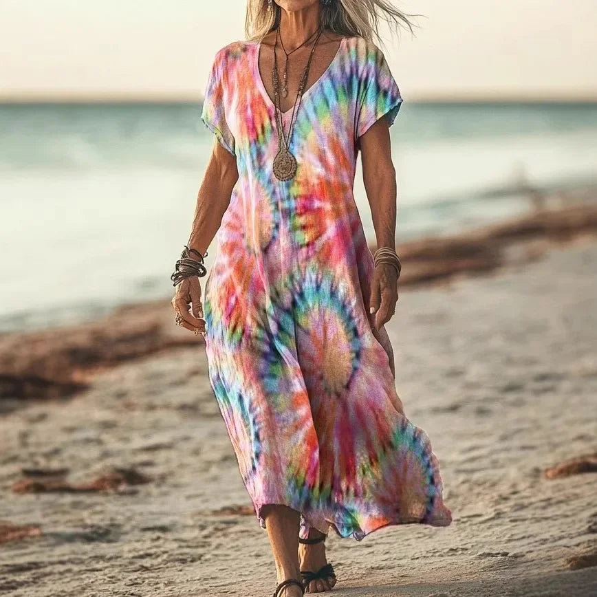 Vestido Maxi Étnico Elegante