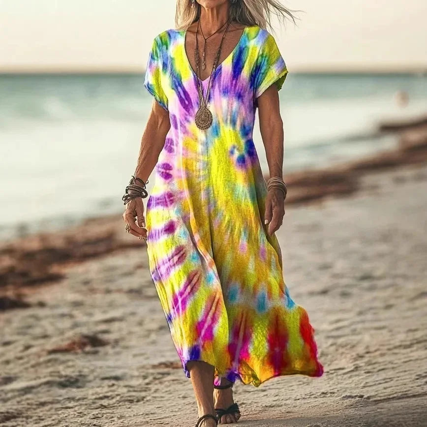 Vestido Maxi Étnico Elegante