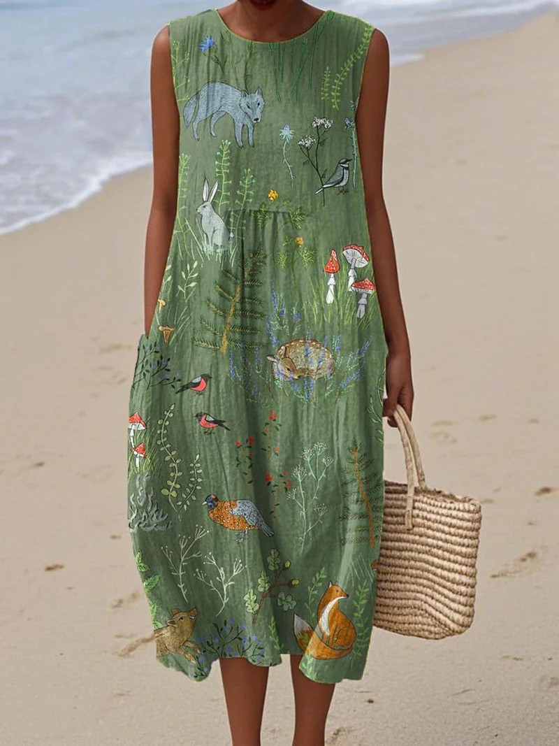Vestido Estival Antipliegues